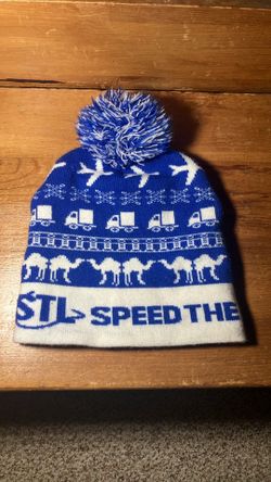 STL Speed the Light Pom Pom Beanie
