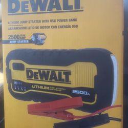 DEWALT JUMP STARTER USB POWER NEW $80