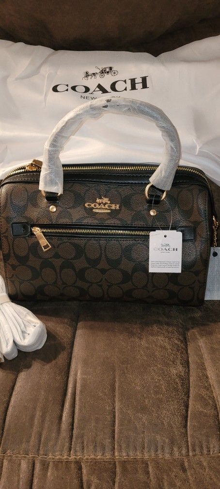 New Coach Rowan With Tags & Bag
