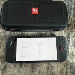 Nintendo Switch 2 Like New With Case 