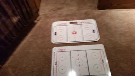 Coaching board for hockey