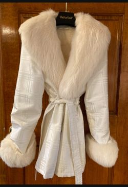 White Fox Fur Coat