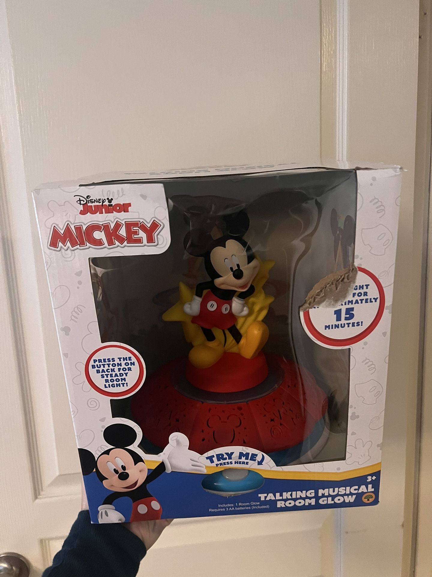 Mickey Talking Musical Room Glow 