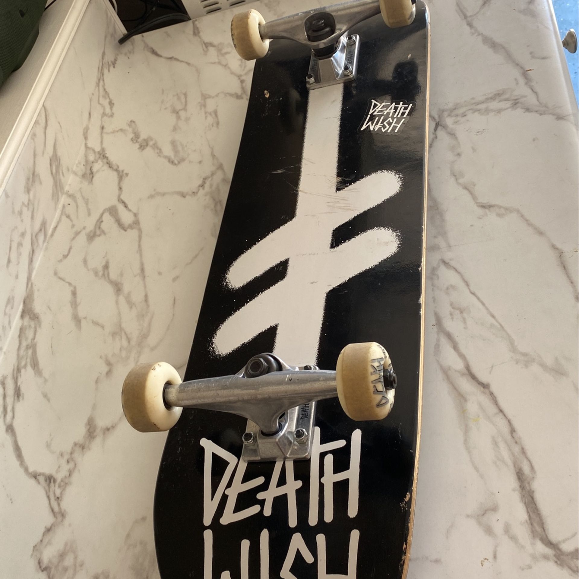 Death Wish Skateboard BARLEY USED