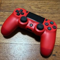 RED PS4 CONTROLLER 
