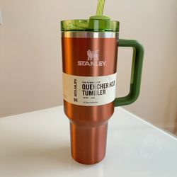 No Box - Lainey Wilson x Stanley - Limited Edition Rare - 40 Oz Watermelon Moonshine Quencher Water bottle Tumbler Rose Gold Pink Green