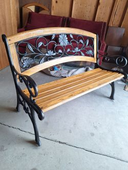Outdoor Bench 50" W
