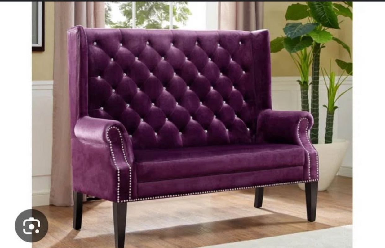Purple Love Seat