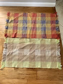 2 Cotton door mats