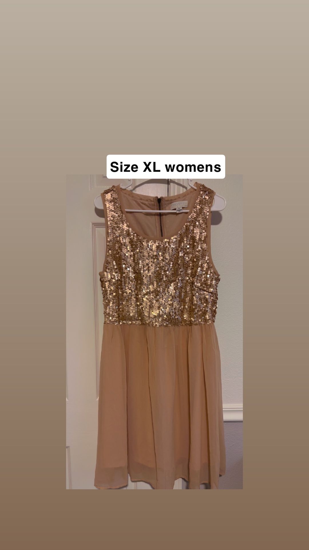 XL Dress Rose Gold