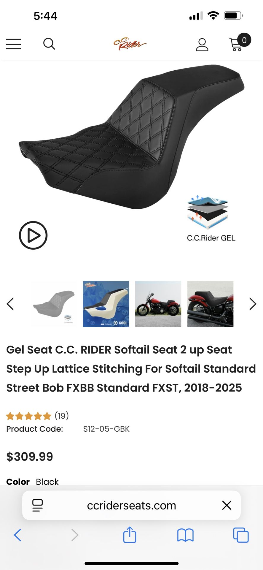 Harley Davidson 2-Up seat For Sale $200