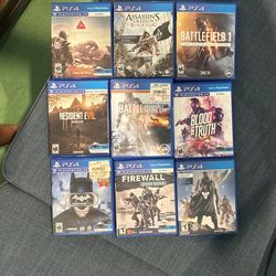 PlayStation 4 Video Game Lot