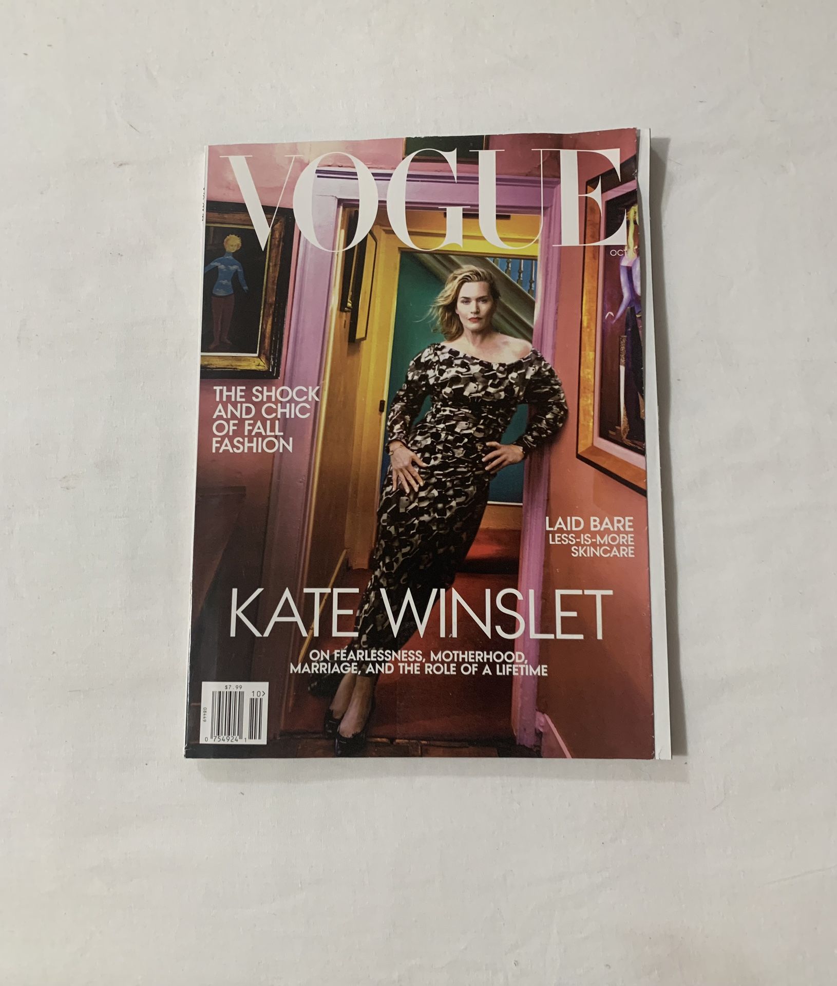 Vogue Kate Winslet “On Fearlessness, Motherhood, Marriage” Issue October 2023 Magazine 