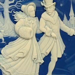 Skaters At Twilight Christmas Cameo