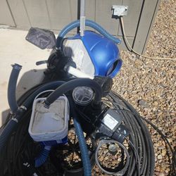 Pool Filter, Pump, Net