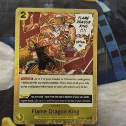 Bandai One Piece TCG Flame Dragon King Ultra Deck: The Three Brothers Common, #ST13-017  - NO TRADES-NO OFFERS- PRICE FIRM  