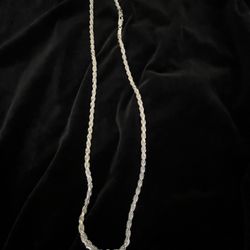 .925 Silver, 26” 5mm, Rope Style 