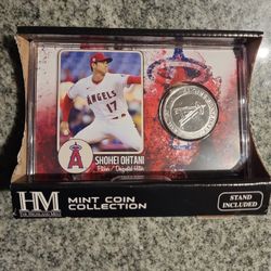 Shohei Ohtani With Silver Mint Coin