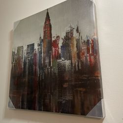 Cityscape wall canvas