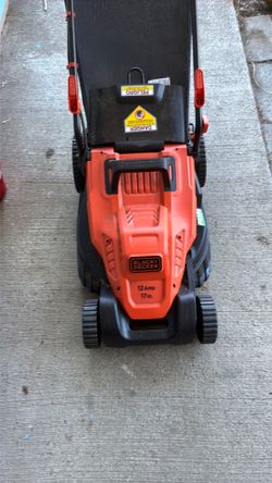 17 inch 12 amp black and decker electric mower