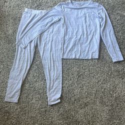 Kid 2 Pack Medium White Thermals