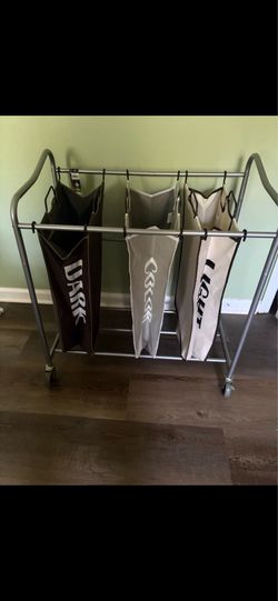 3 section laundry basket