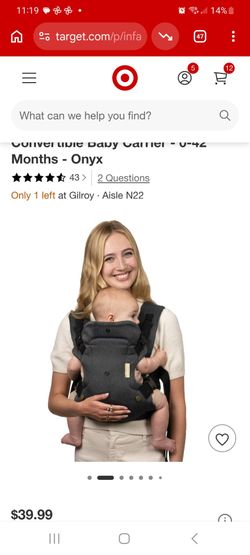 Brand New 4 in 1 Infantino Baby Carrier
