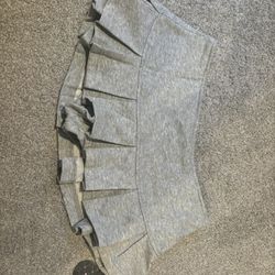 sugarandvapor gray micro mini skirt - S