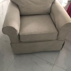 Pottery Barn Swivel Glider Chair Grand