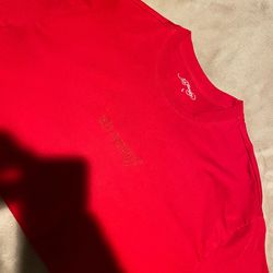 Red edhardy shirt