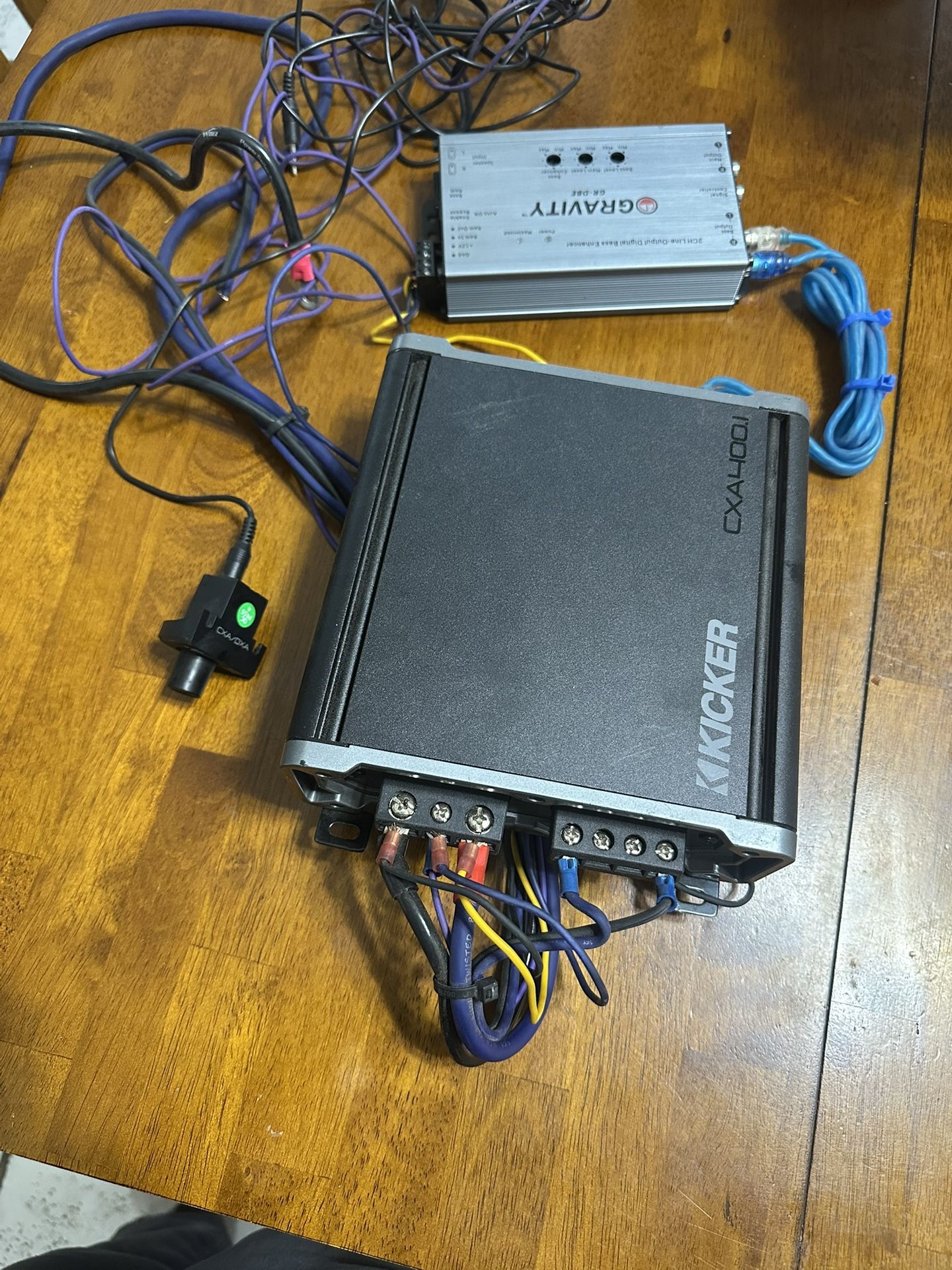 Kicker 400.1 Monoblock Amp Amplifier Digital Bass Enhancer