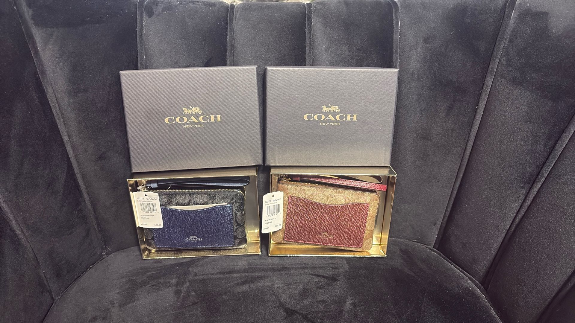 REDUCED ✅Coach Wristlets Authentic New In Box!