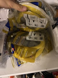 4 ft. 5/8 in. ProCoat Safety PLUS Gas Connector 1/2 MIP x 1/2 MIP