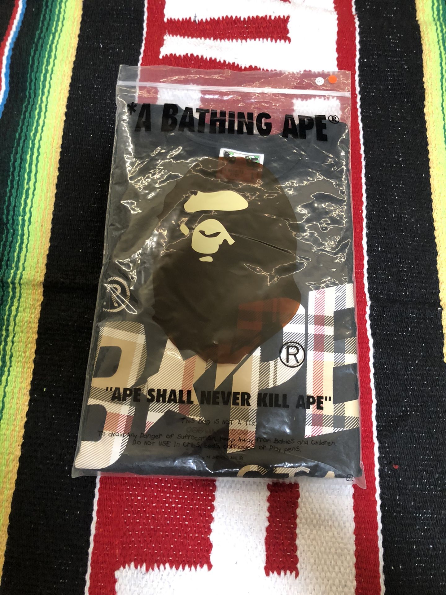 Bape shirt size large