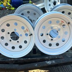 Barely Used Trailer Rims 15 Inch Rims