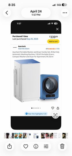 Mini washer /dryer