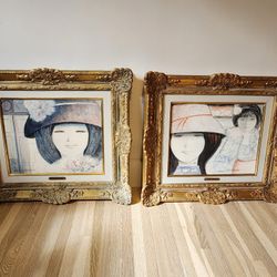2 Virgilio Trompiz paintings authenticated by the painter