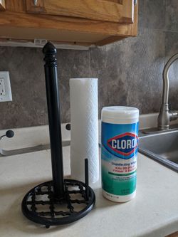Wooden Paper Towel Holder