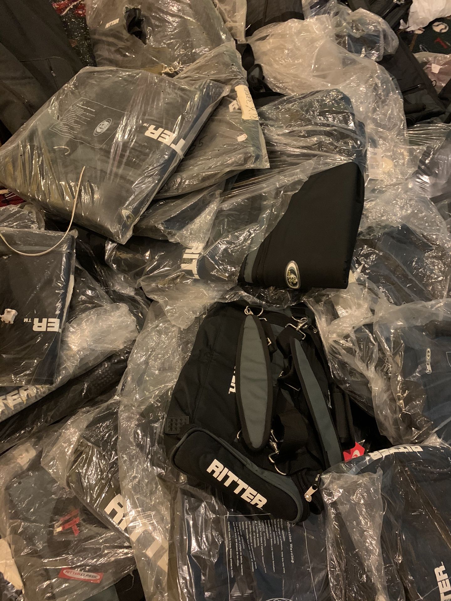 Pile of Keyboard and hardware bags new