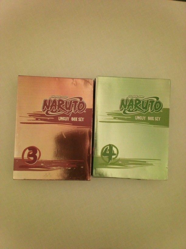 Naruto Box Set Seasons 3&4 DVD 