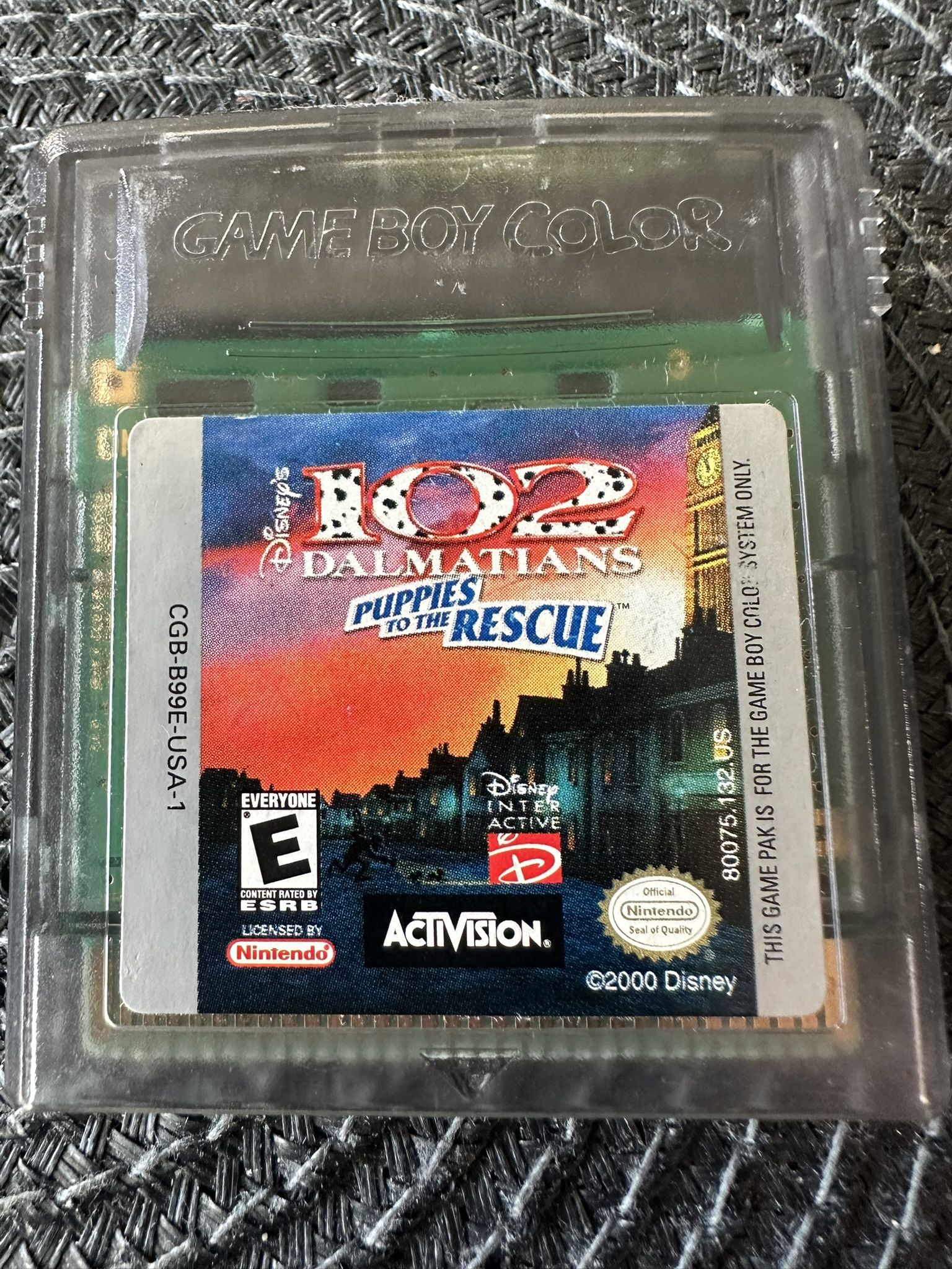 102 Dalmatians: Puppies to the Rescue Nintendo Game Boy Color, 2000 Edition