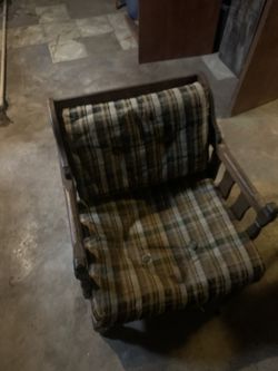 Vintage Howard Oak Chair