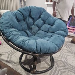 Papasan Chair With Cushion