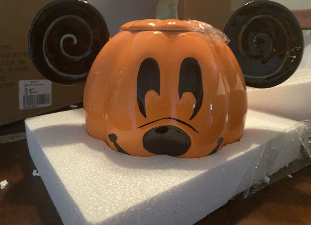 Mickey Mouse Pumpkin cookie Jar
