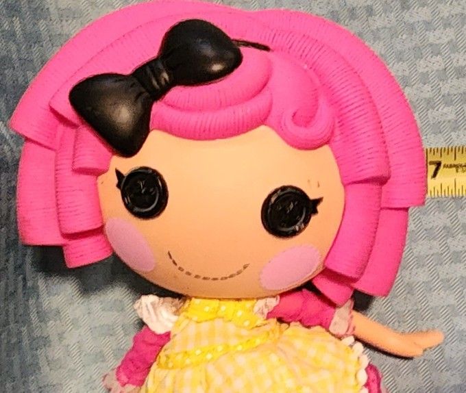 Lalaloopsy Crumbs Sugar Cookie Full Size 12” Doll 2009 Pink Hair