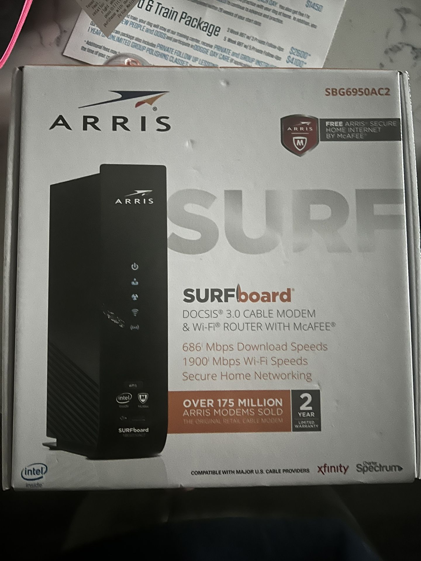 ARRIS Surfboard Wifi Modem/Router