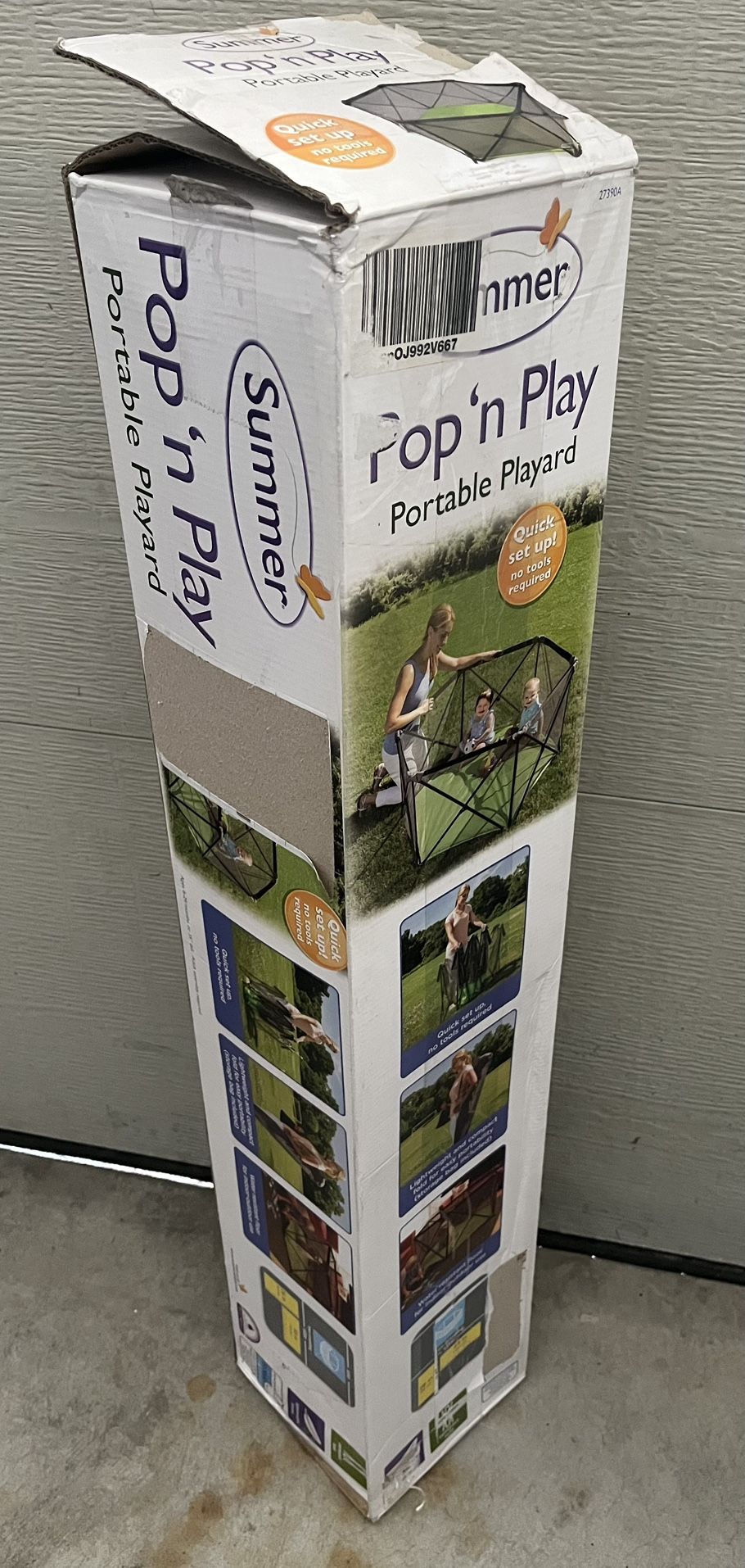 Portable Pop N Play Playard - No Tools