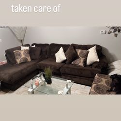 Cozy Brown Sectional 