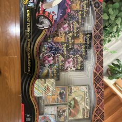 Paldean Fates Great Tusk ex & Iron Treads ex Premium Collection