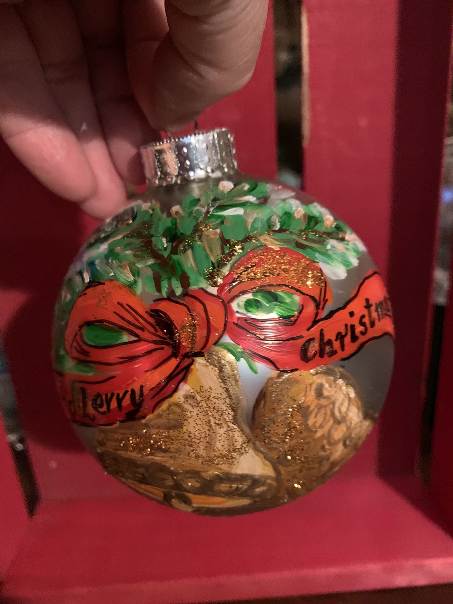 Hand Painted Christmas Ornament